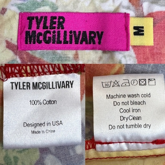 Tyler McGillivary Fruit Sticker Corset in Fruit Stickers Print Medium - Picture 10 of 14